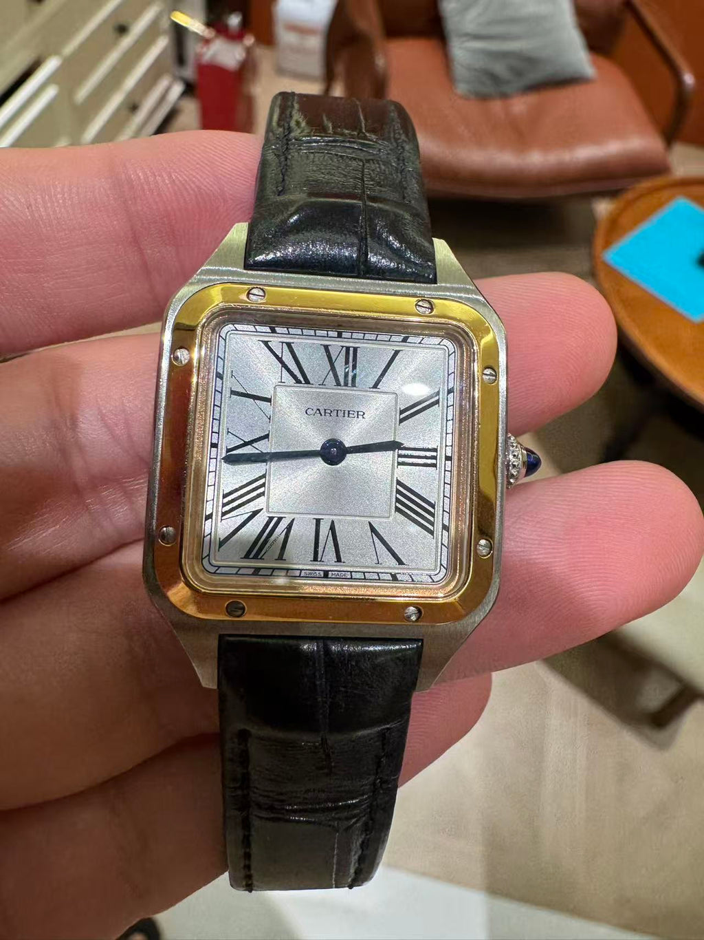 Cartier Santos-Dumont watch Quartz watch 38x27.5mm W2SA0012