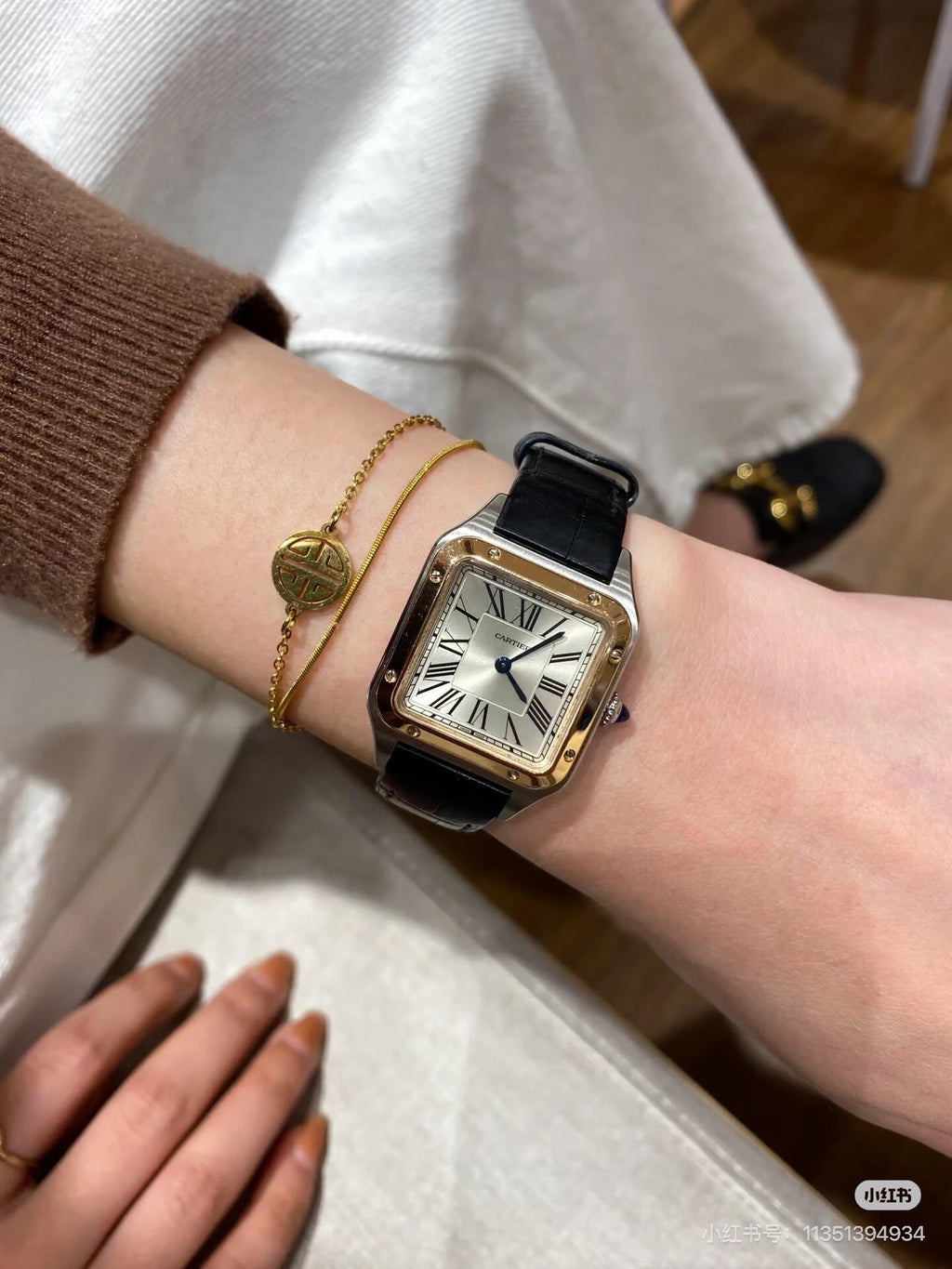 Cartier Santos-Dumont watch Quartz watch 38x27.5mm W2SA0012