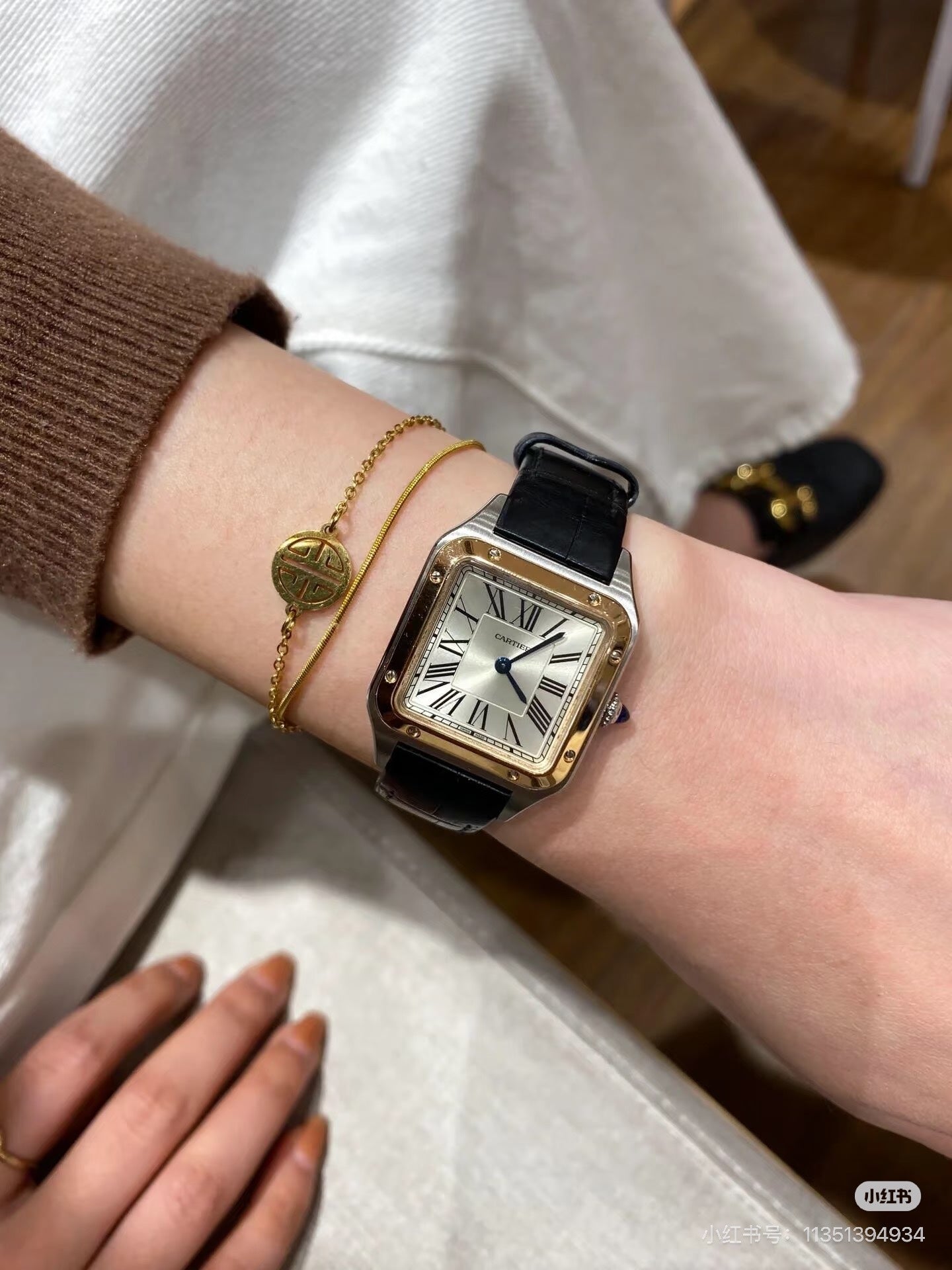 Cartier Santos-Dumont watch Quartz watch 38x27.5mm W2SA0012
