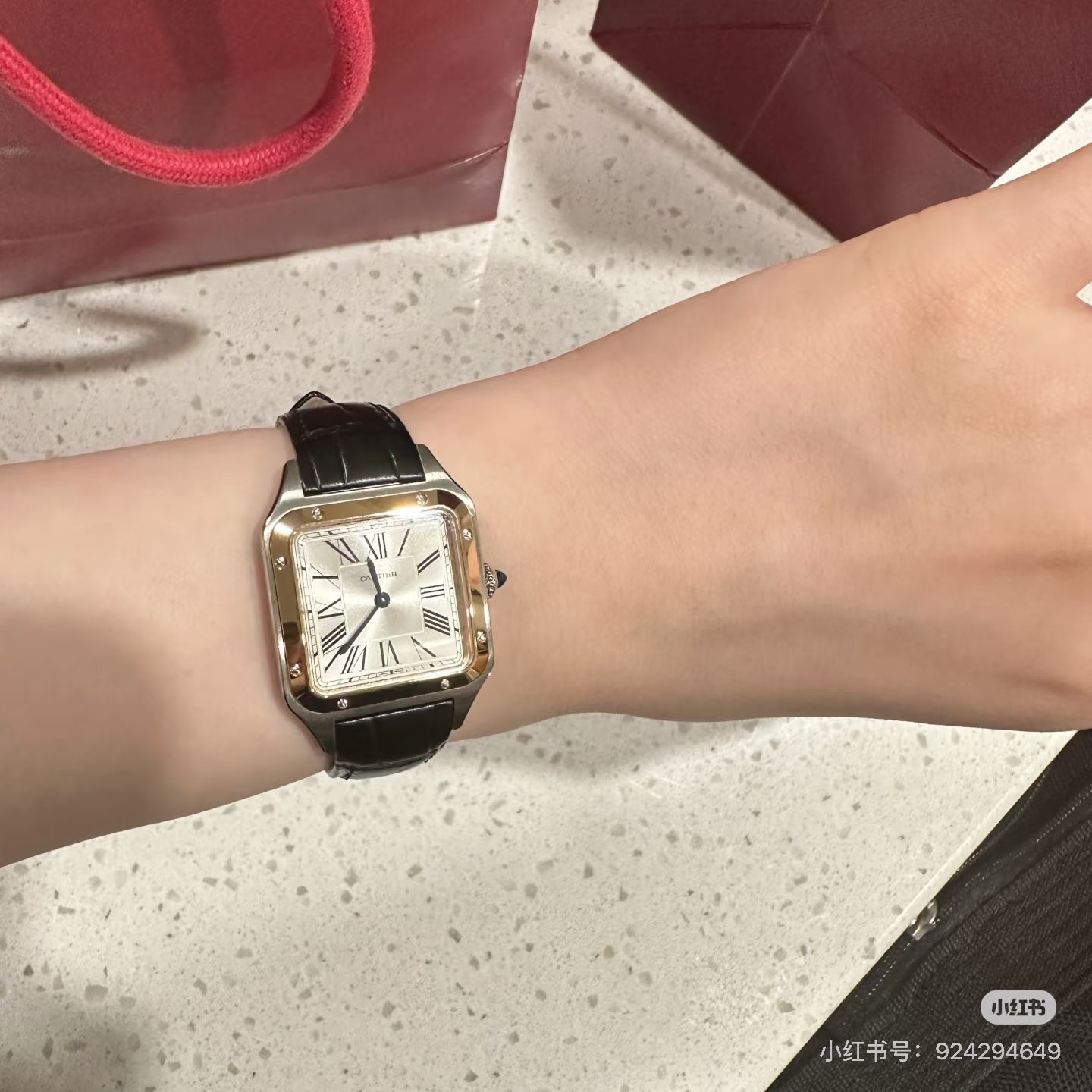 Cartier Santos-Dumont watch Quartz watch 38x27.5mm W2SA0012