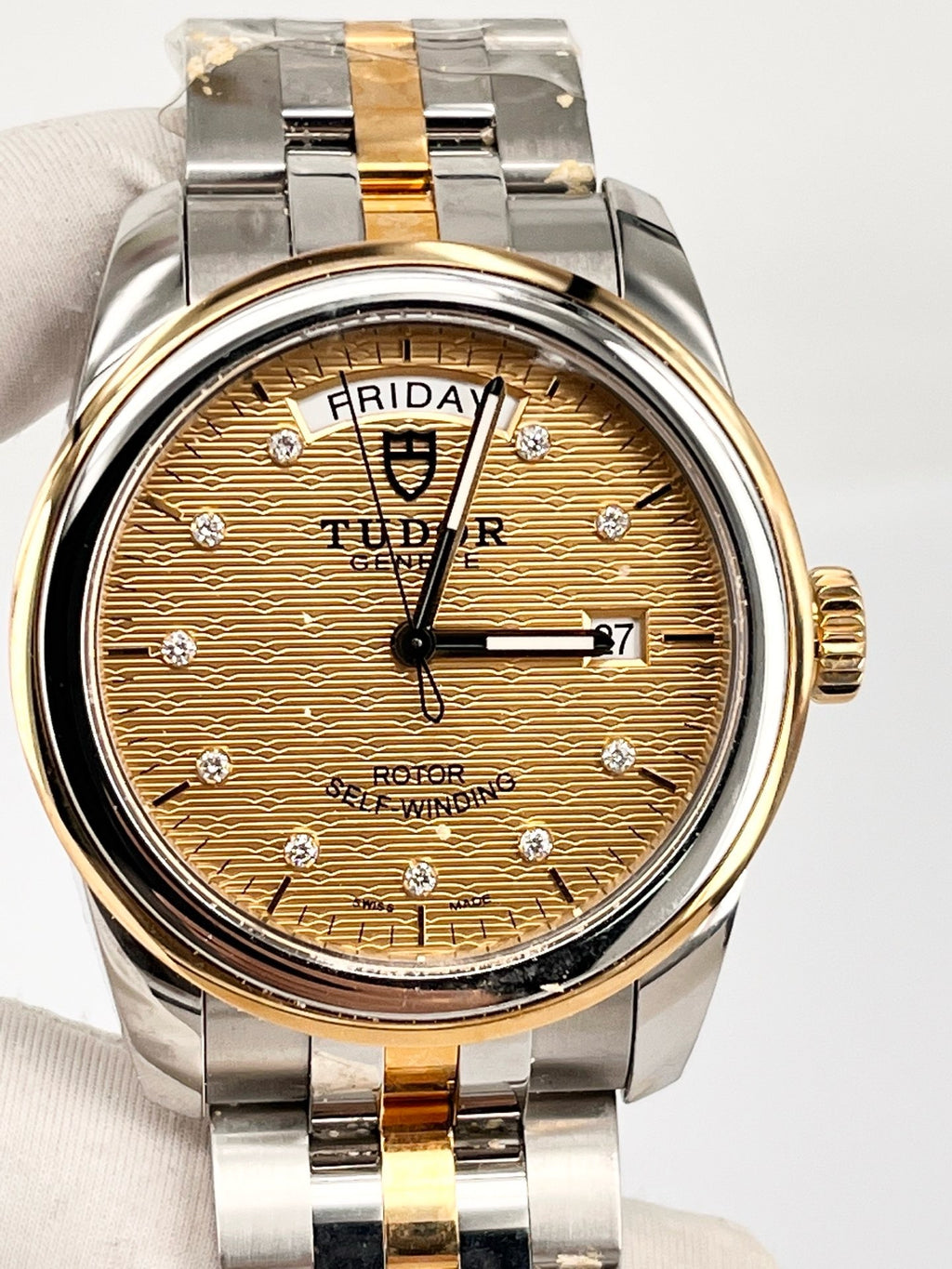 Tudor Yellow Automatic (self-winding) watch