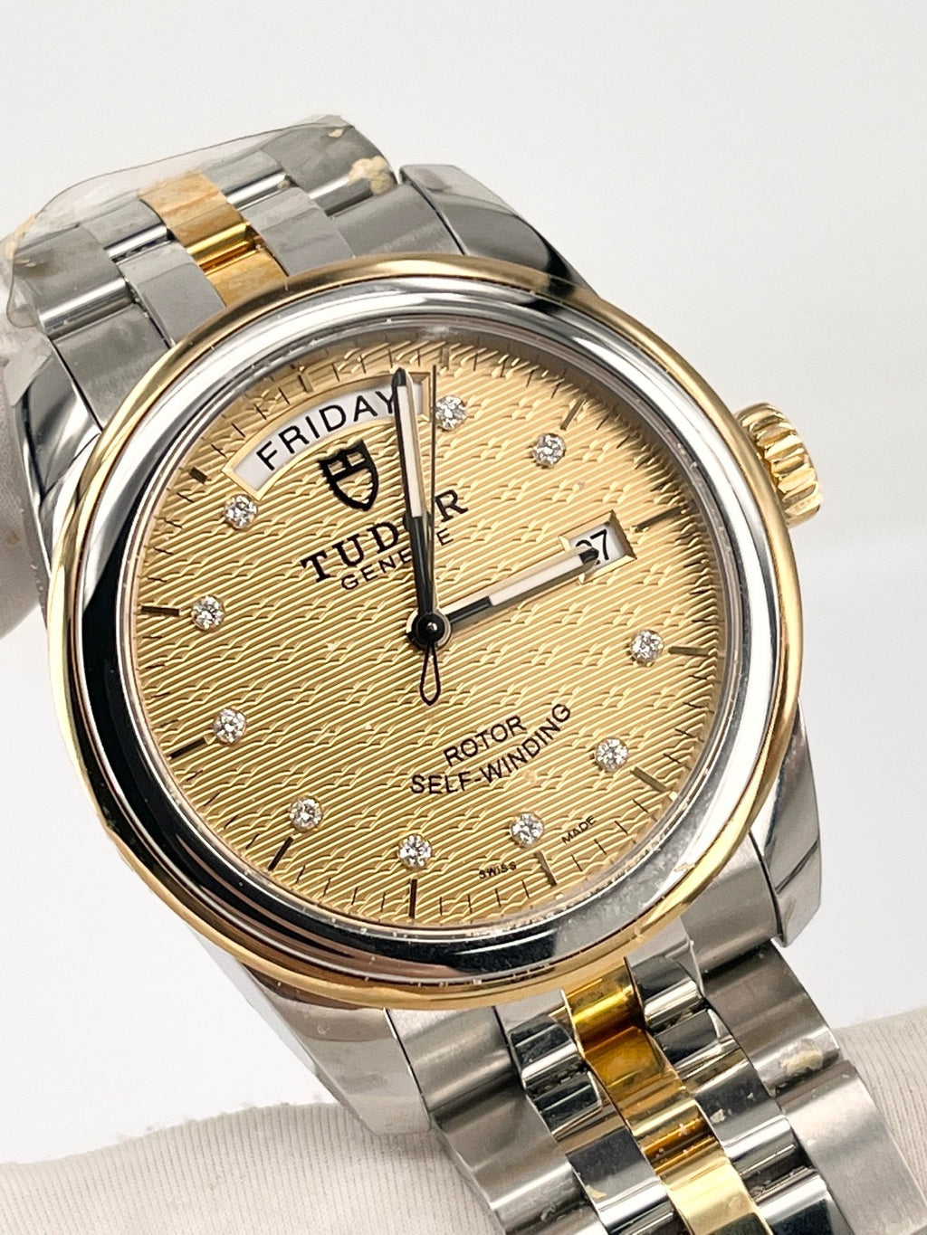 Tudor Yellow Automatic (self-winding) watch