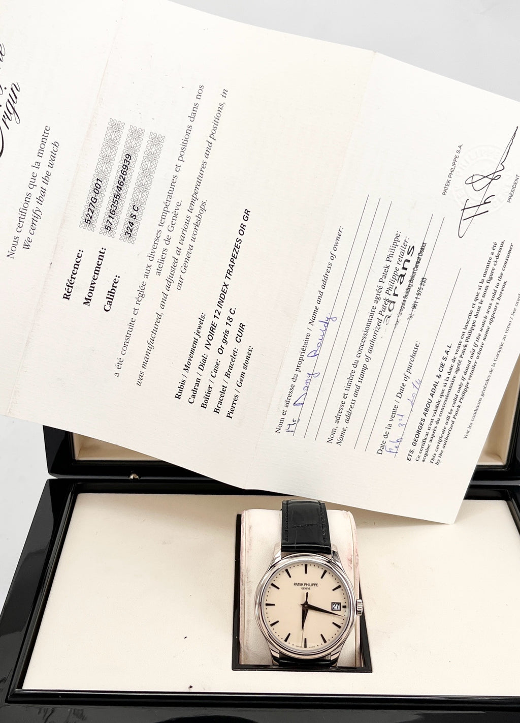 Patek Philippe Automatic (self-winding) watch