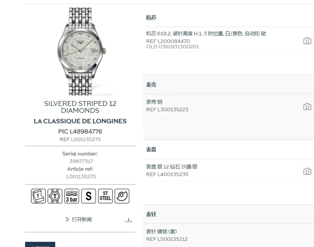 Longines Automatic (self-winding) watch