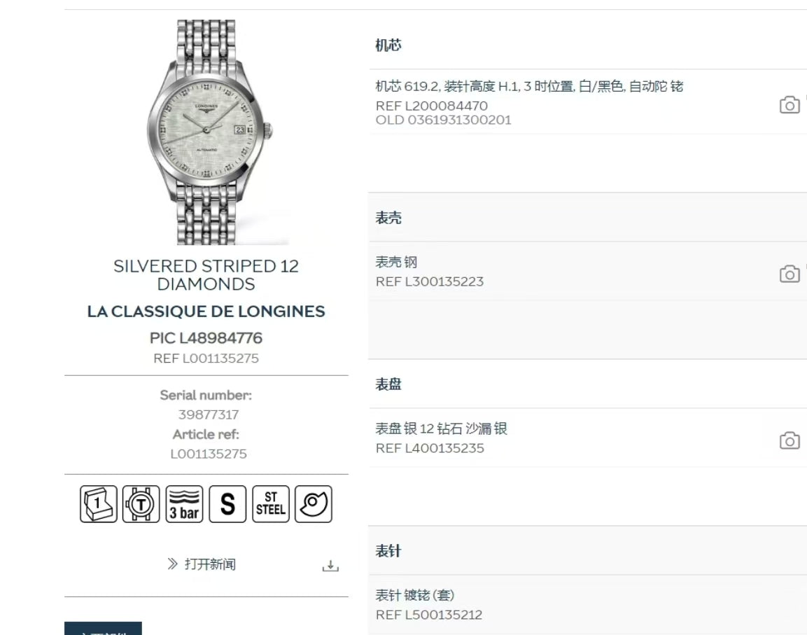 Longines Automatic (self-winding) watch
