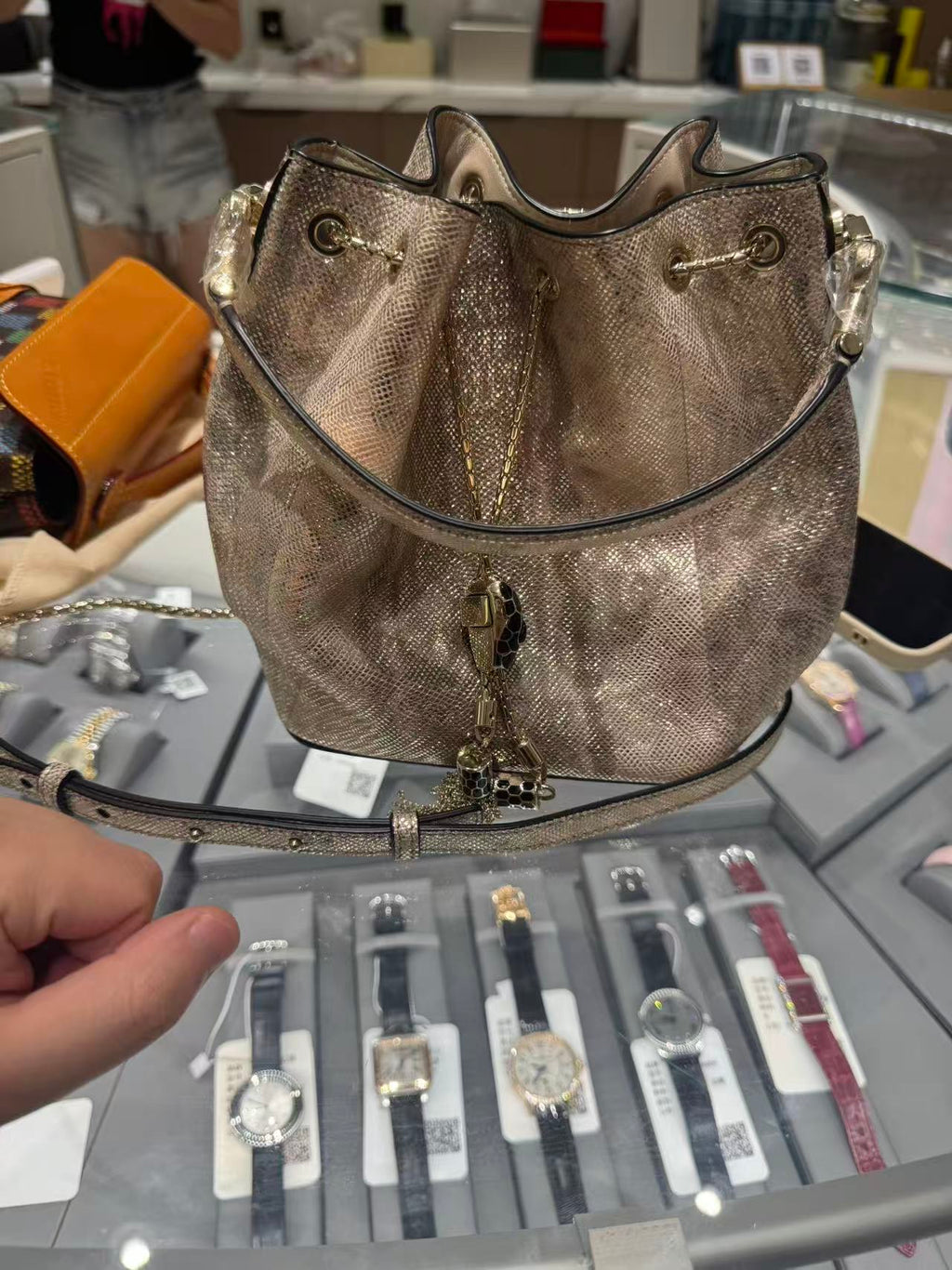 Bvlgari Bucket & Drawstring Bag