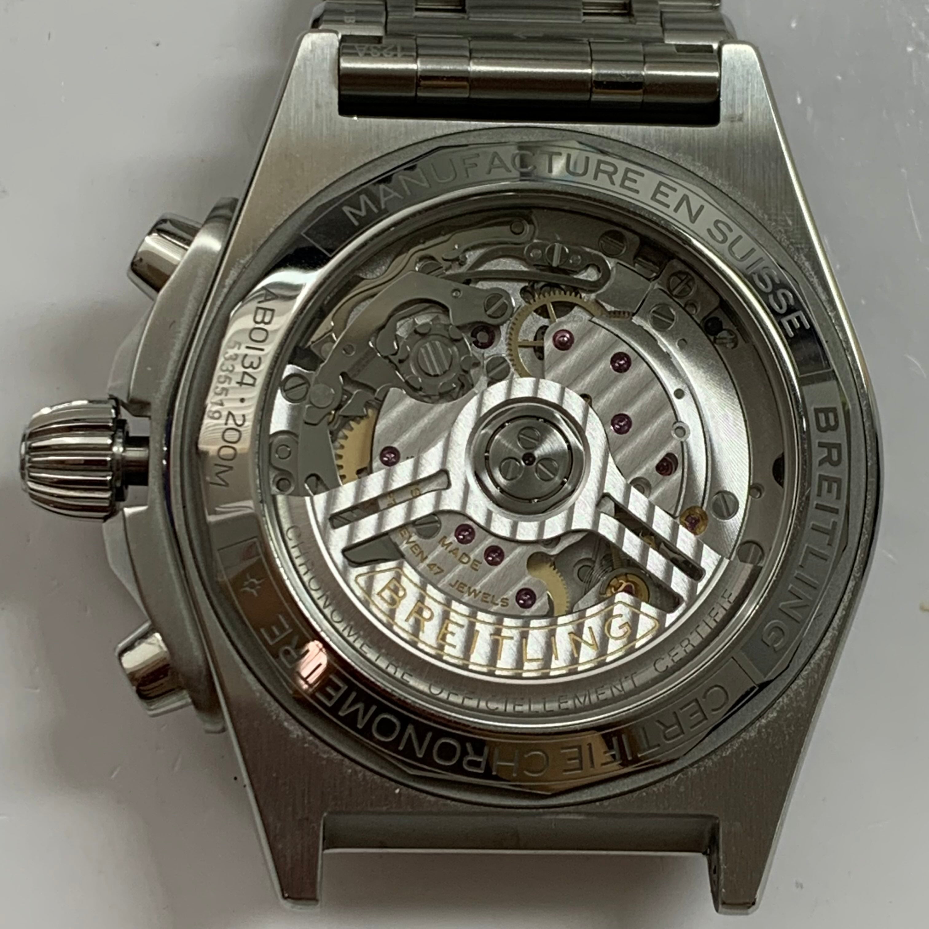 Breitling Chronomat mechanical timekeeping collection Mechanical watch 42 millimeters AB0134101C1A1
