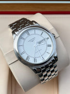 Longines Classic White Automatic (self-winding) watch 38.5 millimeters L4.899.4.21.6