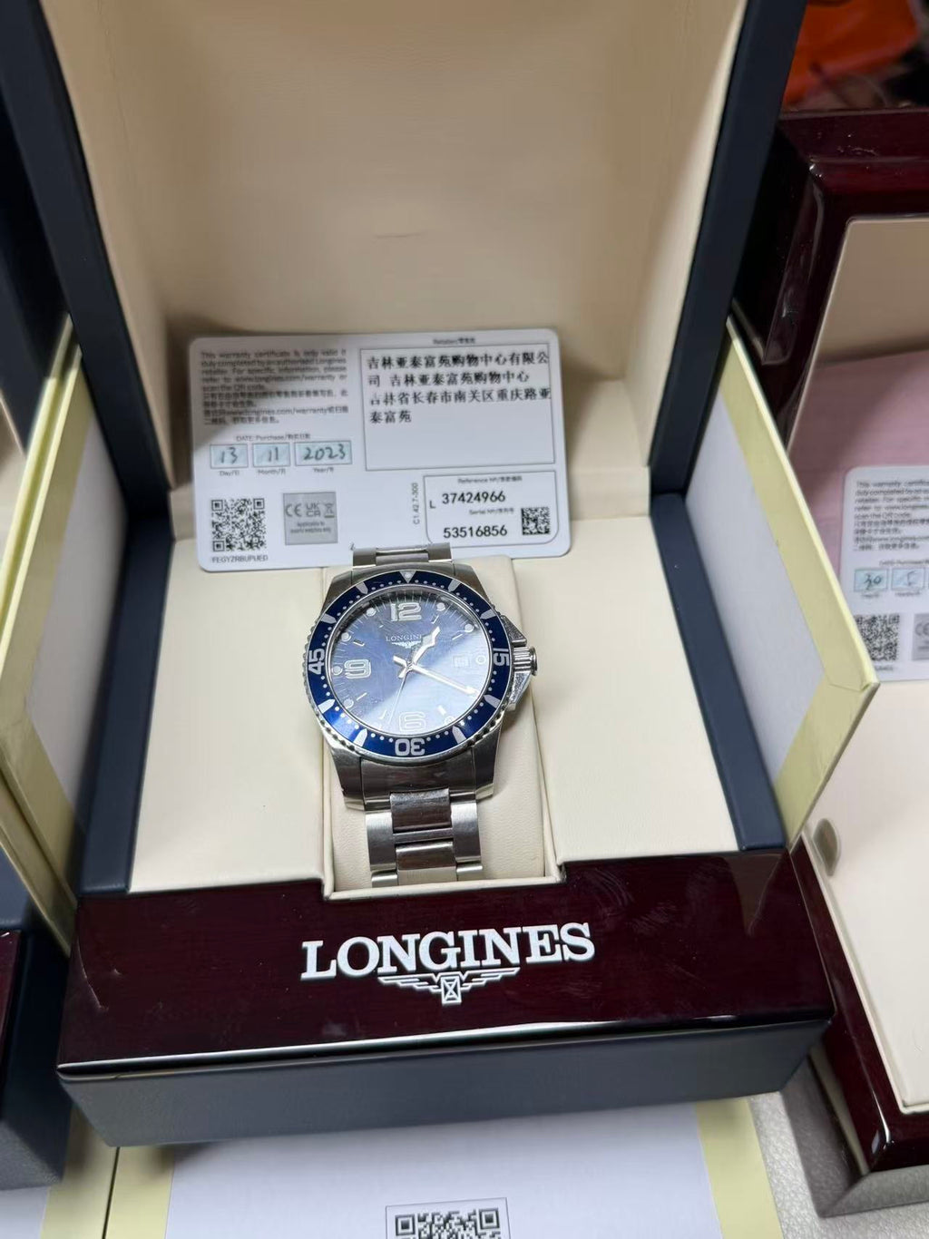 Longines Conquest Diving Series Mechanical watch 41.00mm L3.742.4.96.6