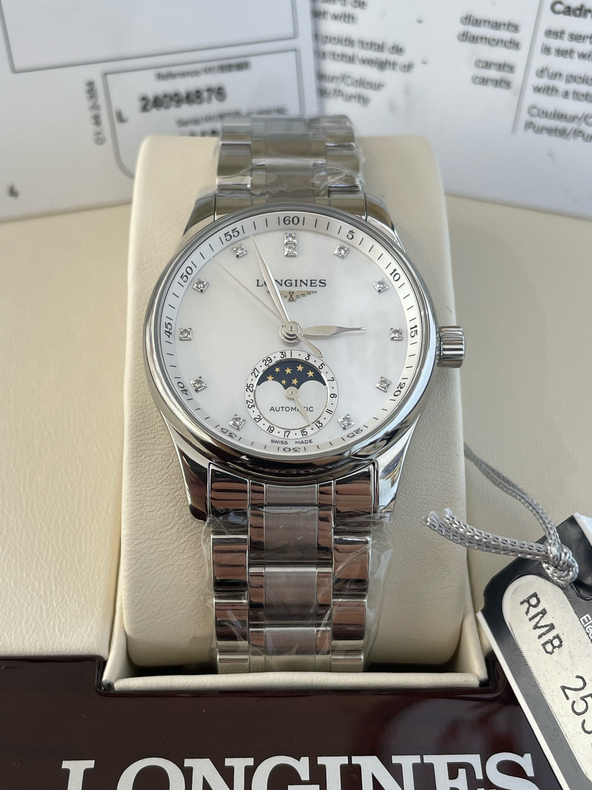 Longines Longines Master Collection Mechanical watch 34.00mm L2.409.4.87.6
