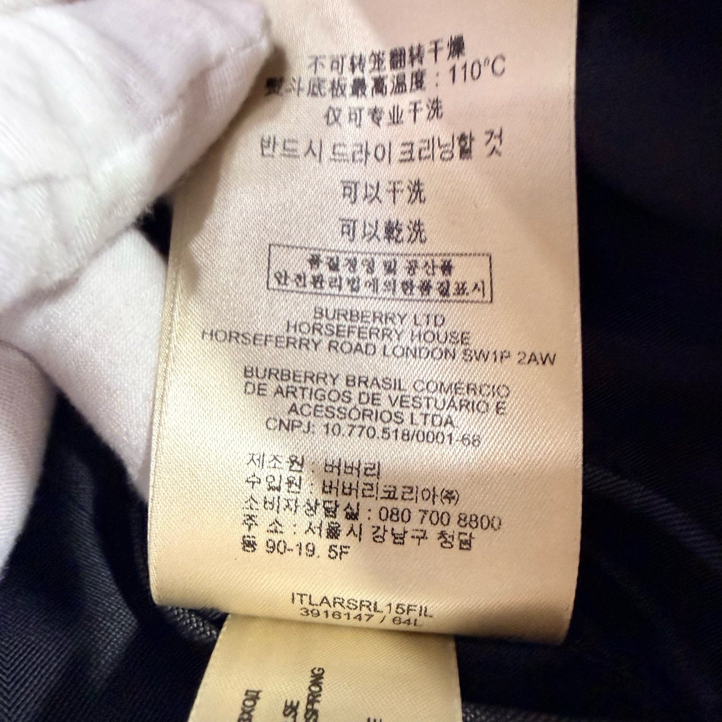 Burberry Gray Suit