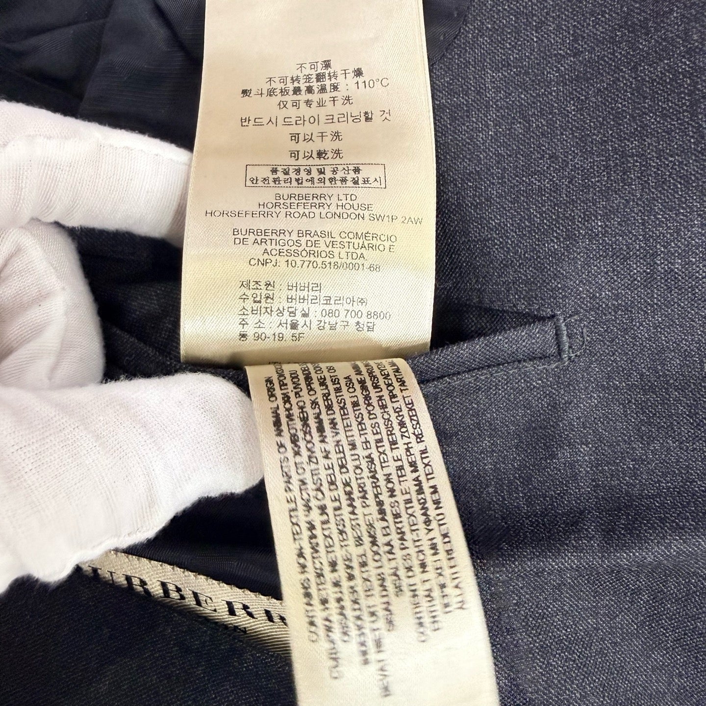 Burberry Black Suit