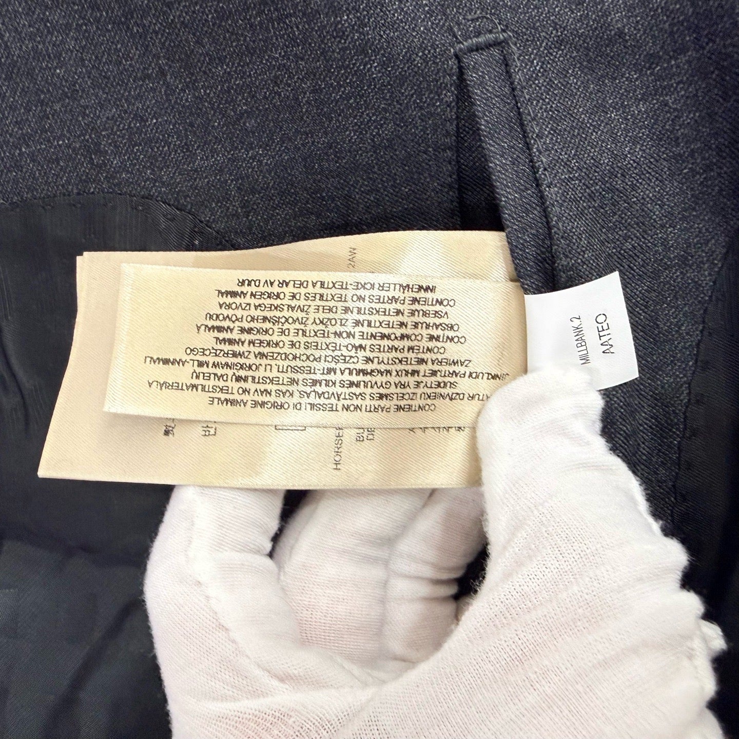 Burberry Black Suit