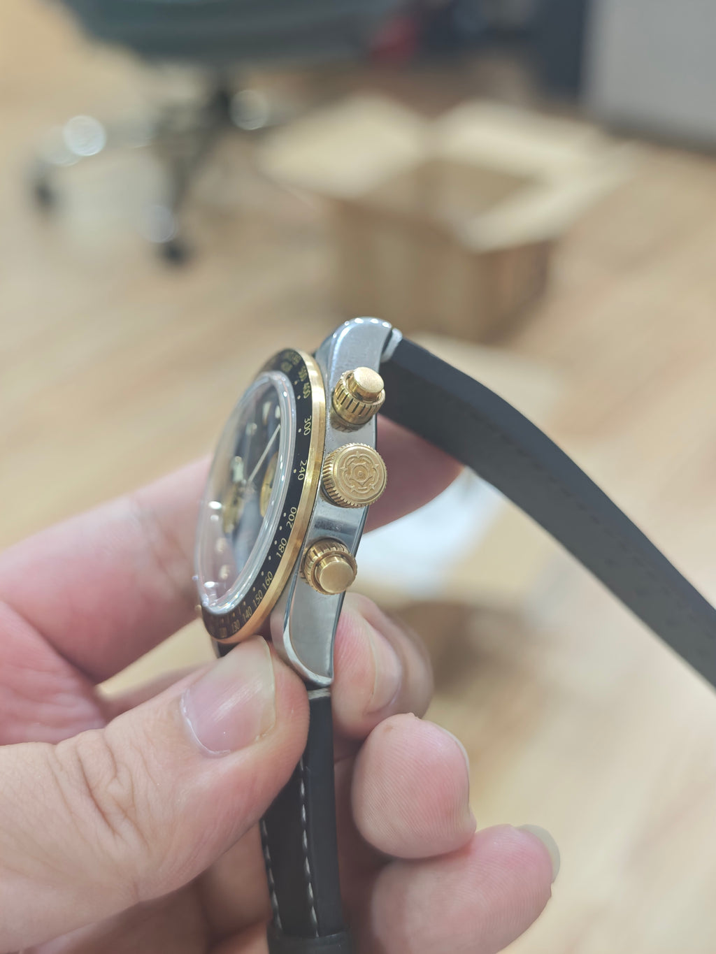 Tudor Pearl Harbor Chronograph in Gold and Steel 41 millimeters m79363n-0002