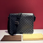 Louis Vuitton Black Messenger Bag 32 cm long x 8 cm wide x 32 cm high N41272