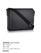 Louis Vuitton Black Messenger Bag 32 cm long x 8 cm wide x 32 cm high N41272