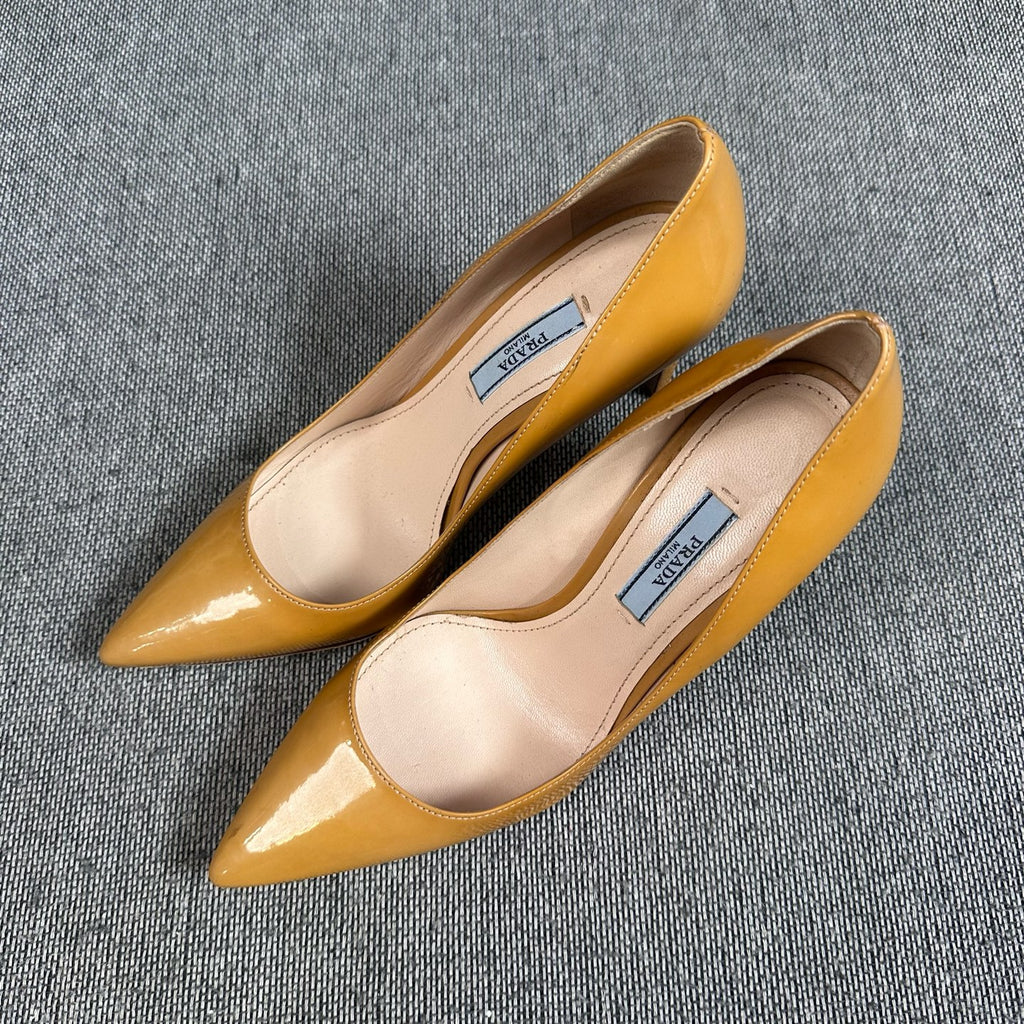空白 Yellow High heels