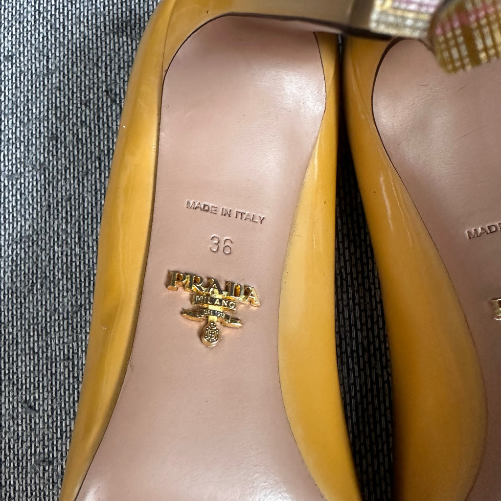 空白 Yellow High heels