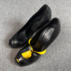 空白 Black High heels