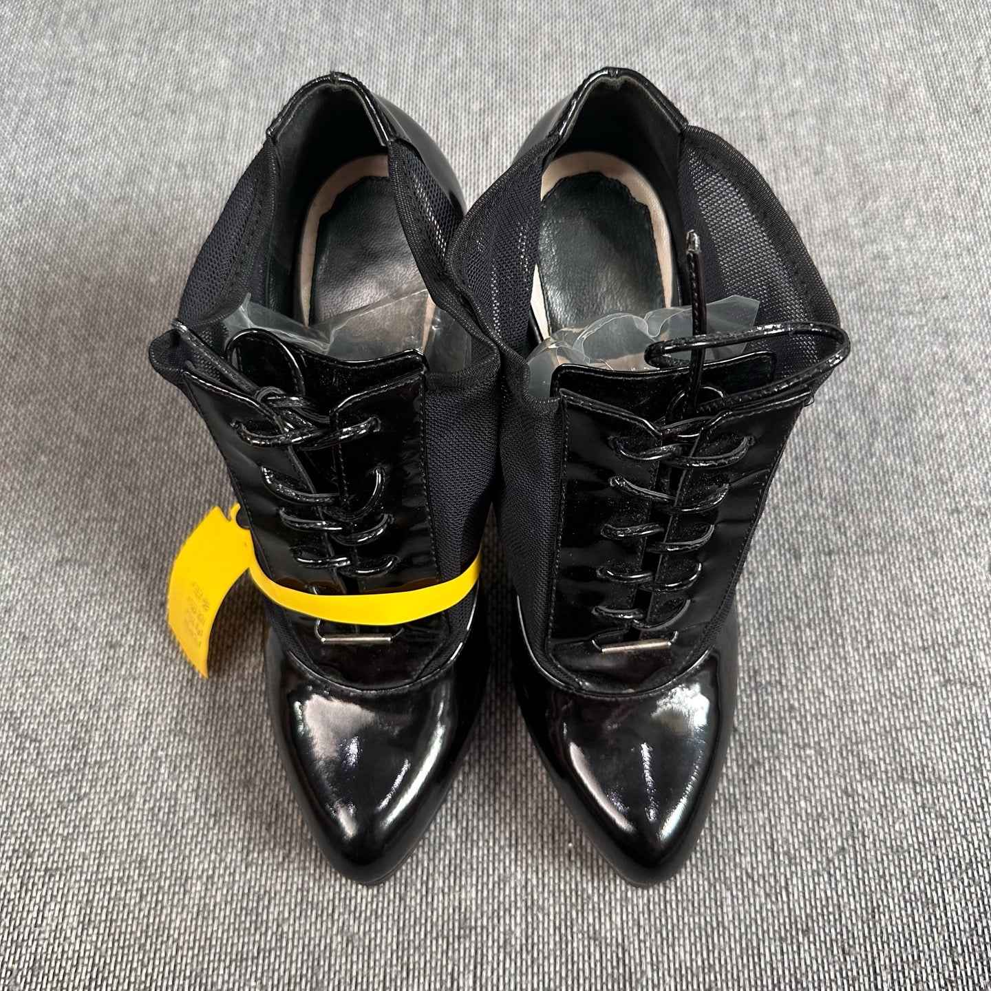 空白 Black Platform pumps