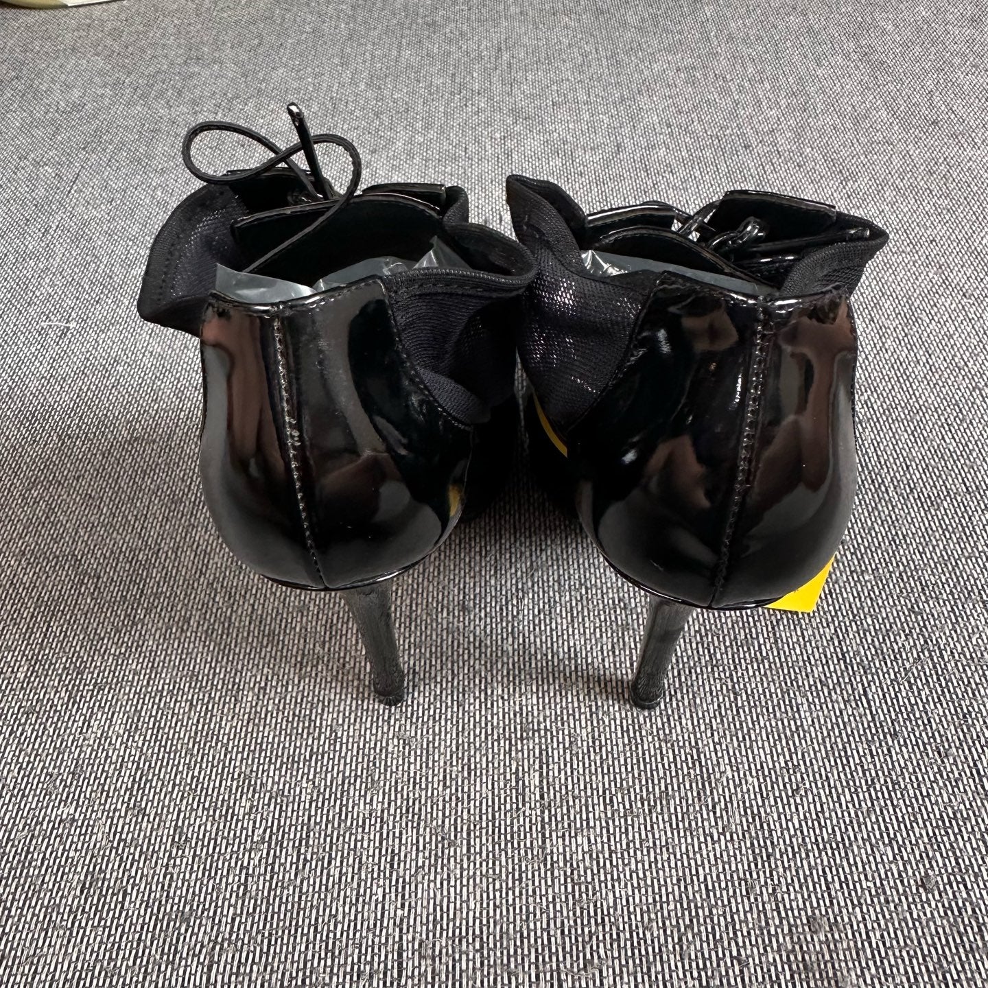 空白 Black Platform pumps