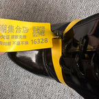 空白 Black Platform pumps