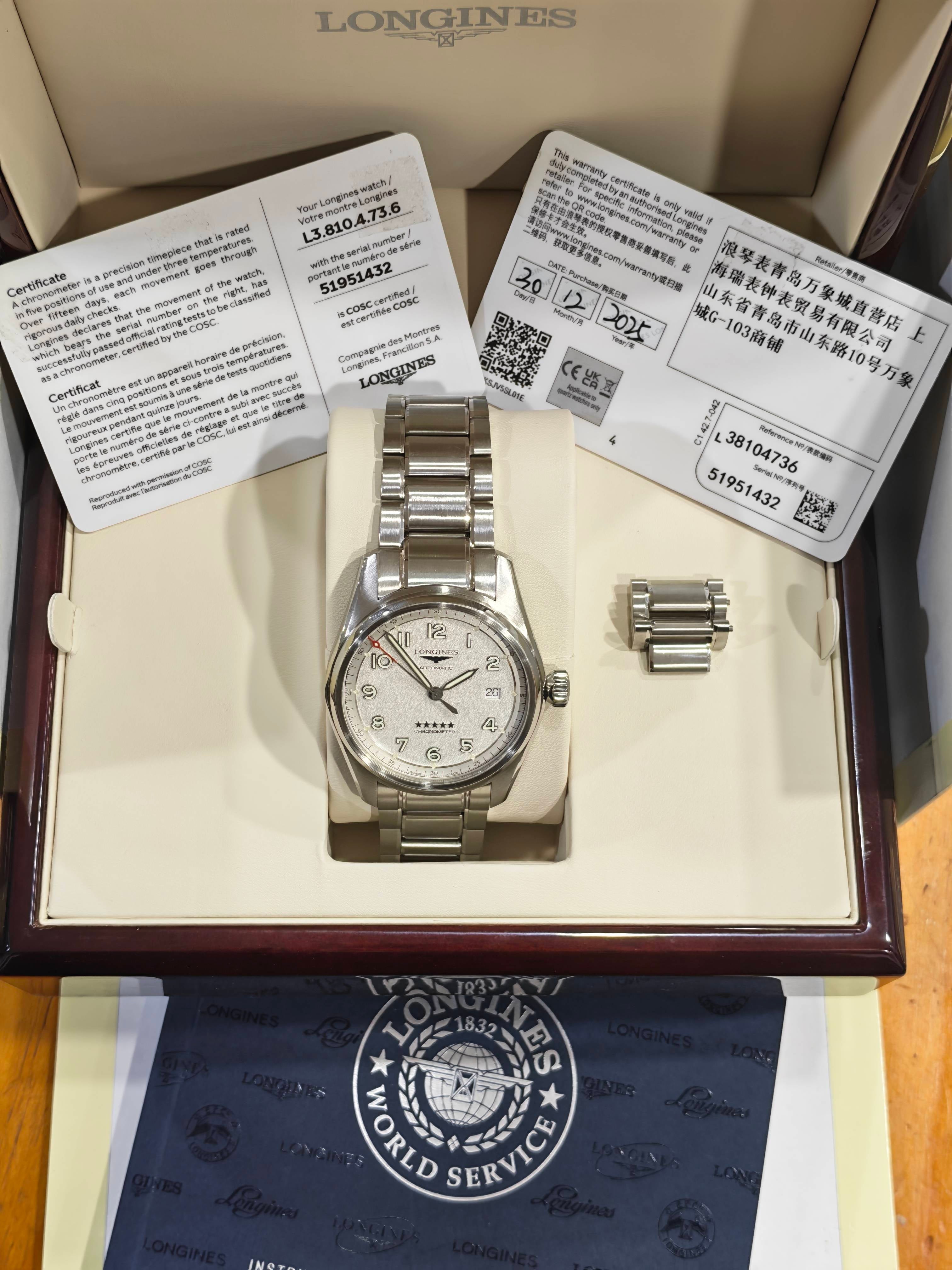 Longines Pioneer Series Mechanical watch 40.00mm L3.810.4.73.6