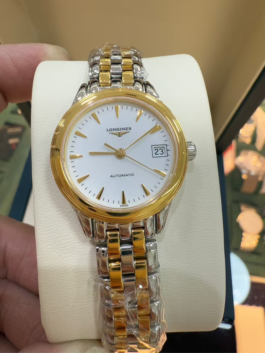 Longines Flagship Series White Automatic (self-winding) watch 26.00 MM L4.274.3.22.7