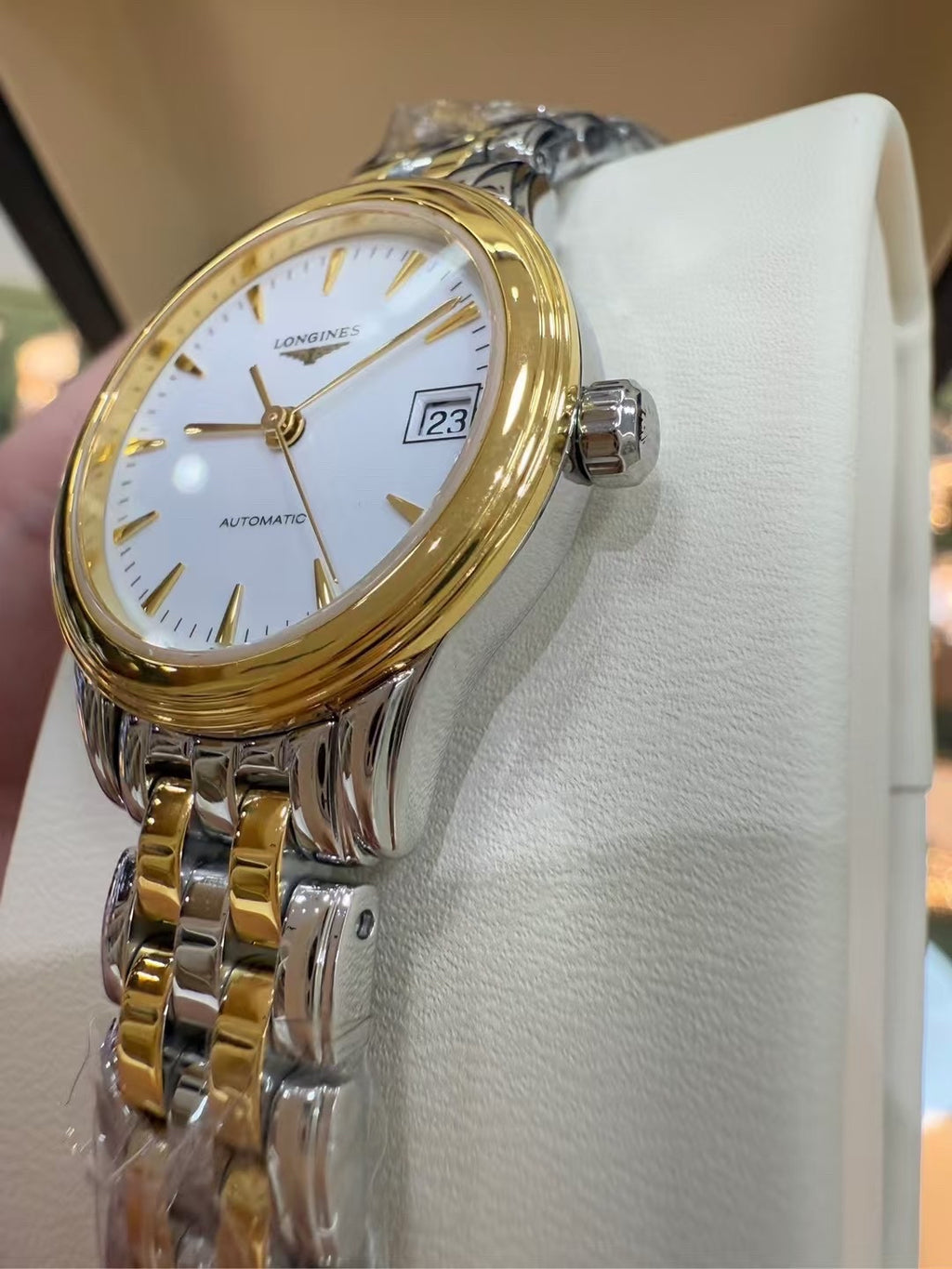 Longines Flagship Series White Automatic (self-winding) watch 26.00 MM L4.274.3.22.7