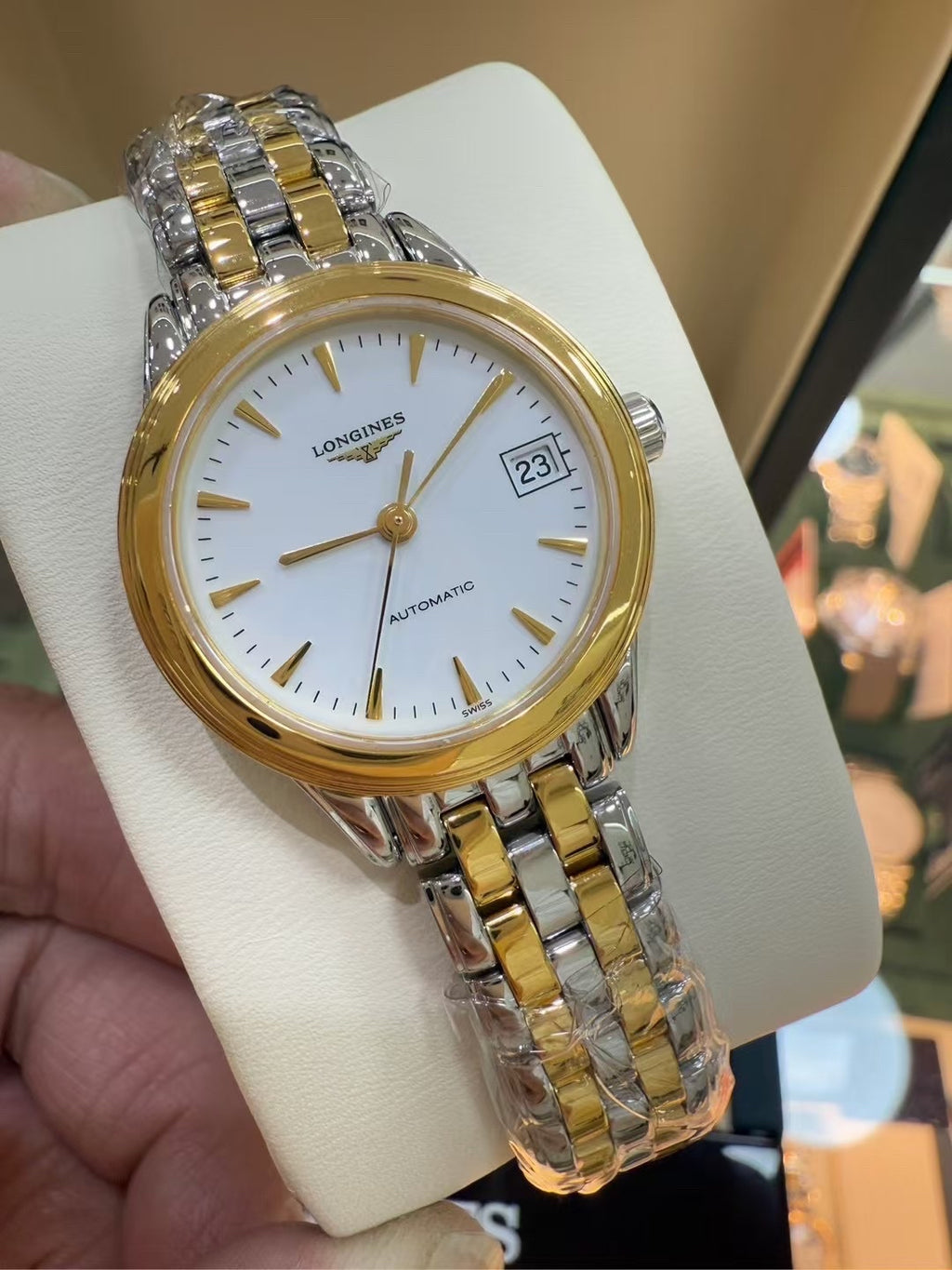 Longines Flagship Series White Automatic (self-winding) watch 26.00 MM L4.274.3.22.7