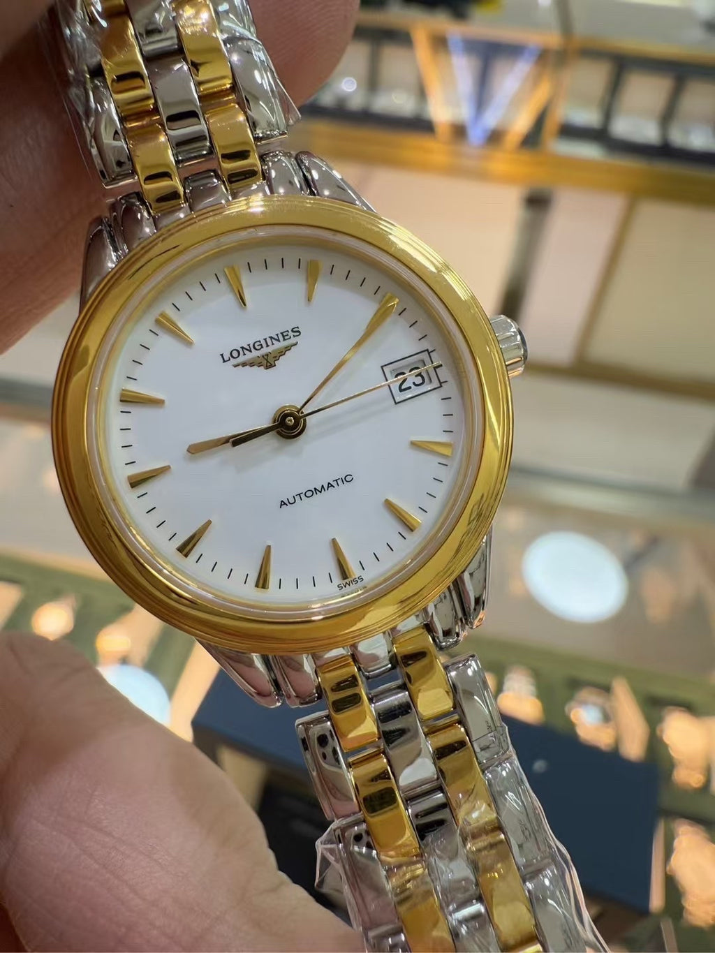 Longines Flagship Series White Automatic (self-winding) watch 26.00 MM L4.274.3.22.7