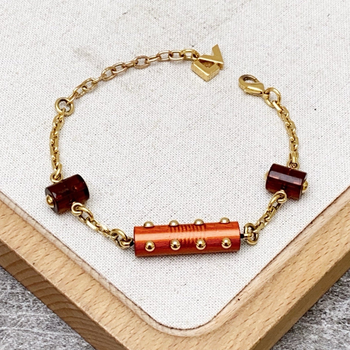 Louis Vuitton Orange Bracelet