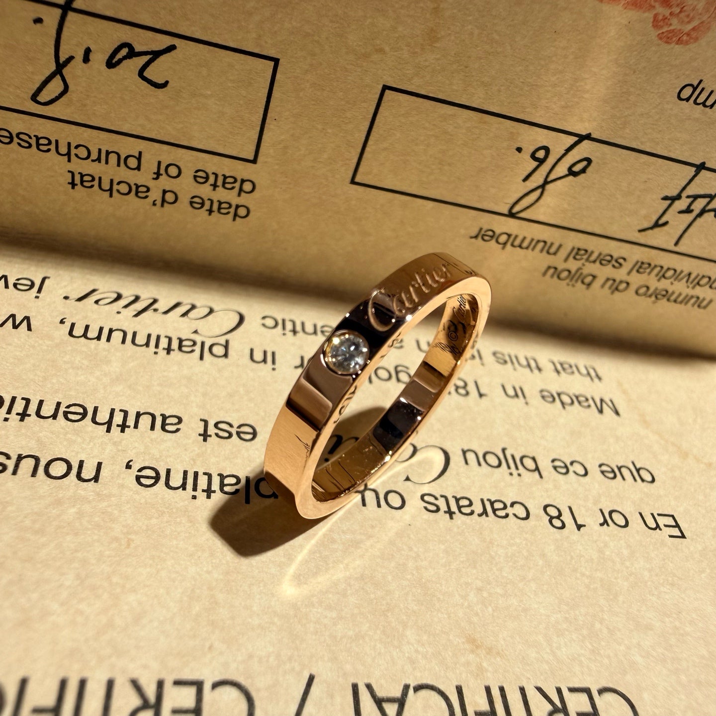 Cartier Rose gold Ring