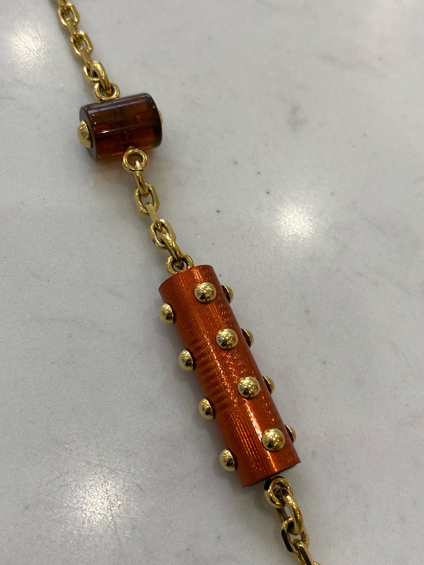 Louis Vuitton Orange Bracelet