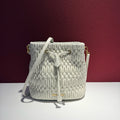 Miu Miu White Bucket & Drawstring Bag