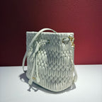 Miu Miu White Bucket & Drawstring Bag