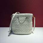 Miu Miu White Bucket & Drawstring Bag