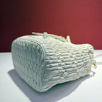 Miu Miu White Bucket & Drawstring Bag