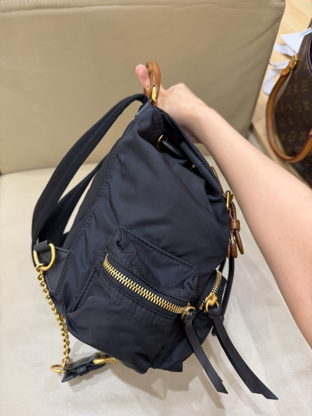 Burberry Canvas Backpack 40166171