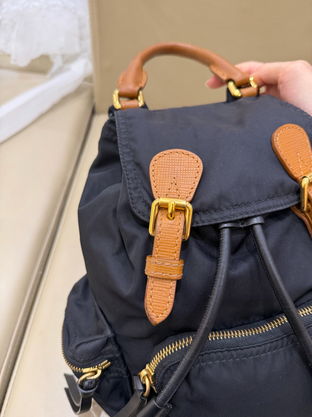 Burberry Canvas Backpack 40166171