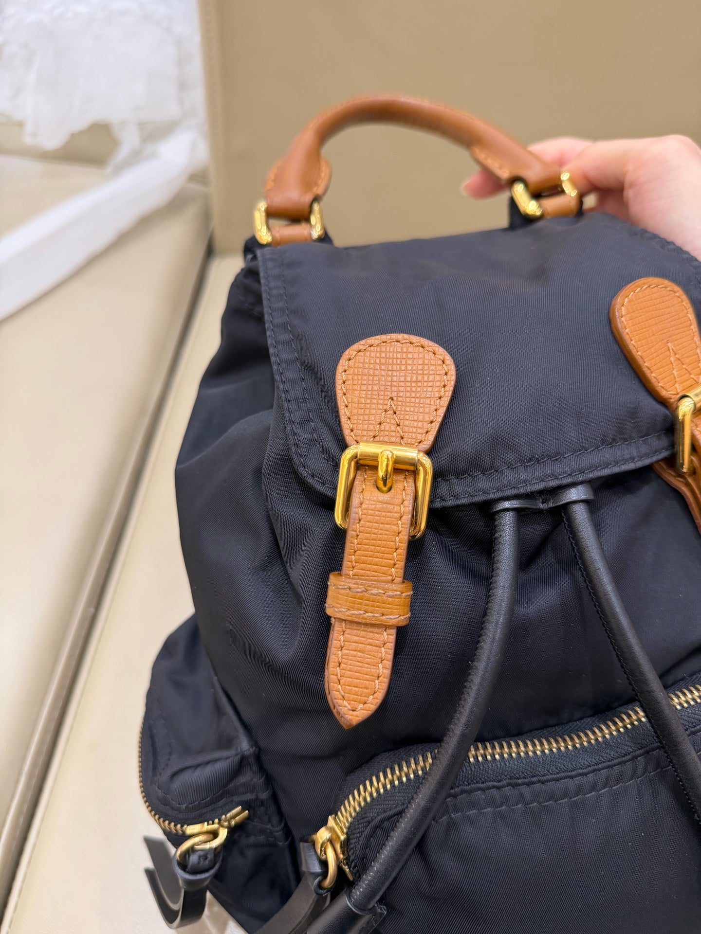 Burberry Canvas Backpack 40166171