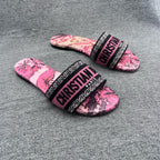 Dior Pink Flip flop