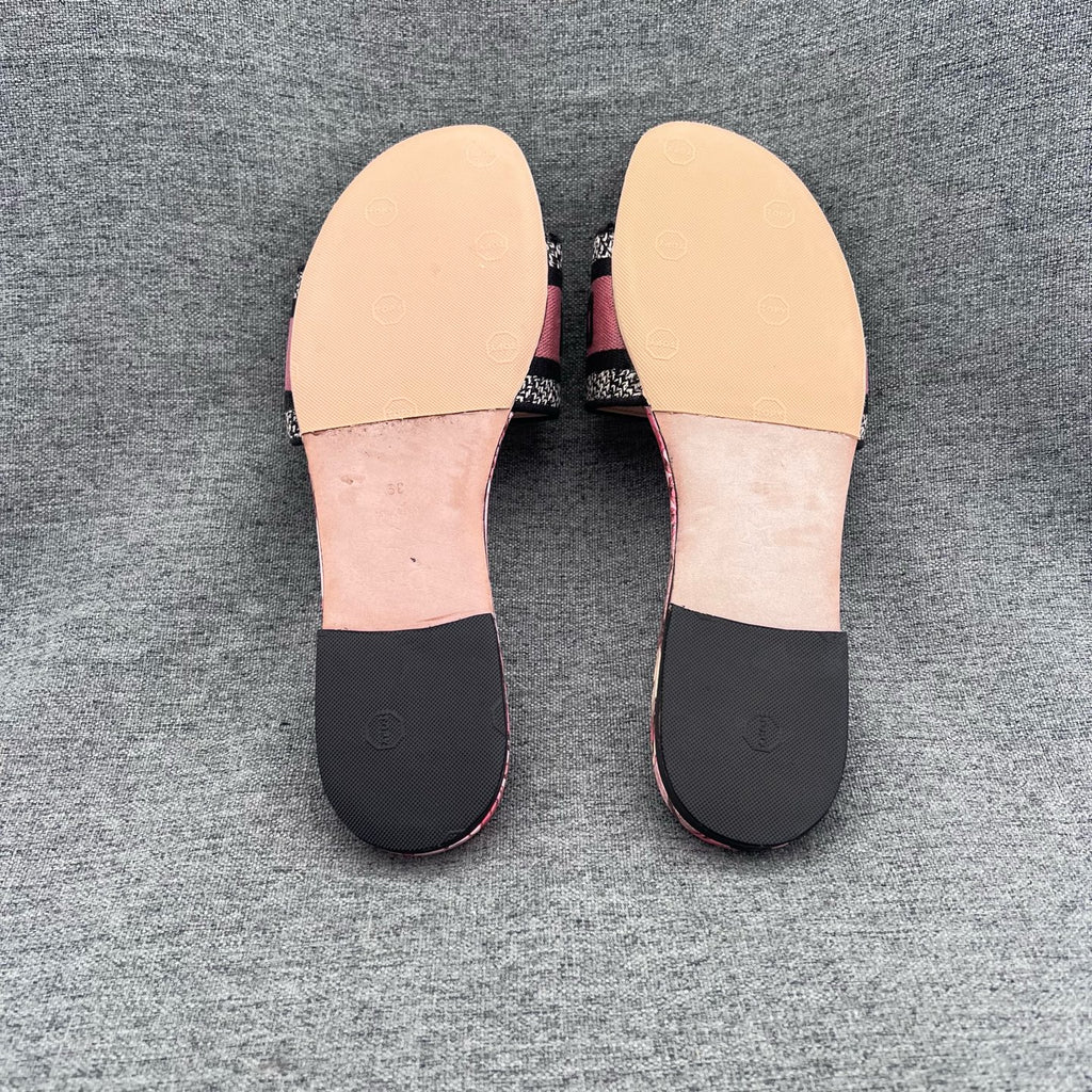 Dior Pink Flip flop