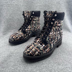 Chanel Tweed Ankle boots