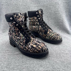 Chanel Tweed Ankle boots