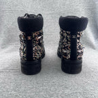 Chanel Tweed Ankle boots