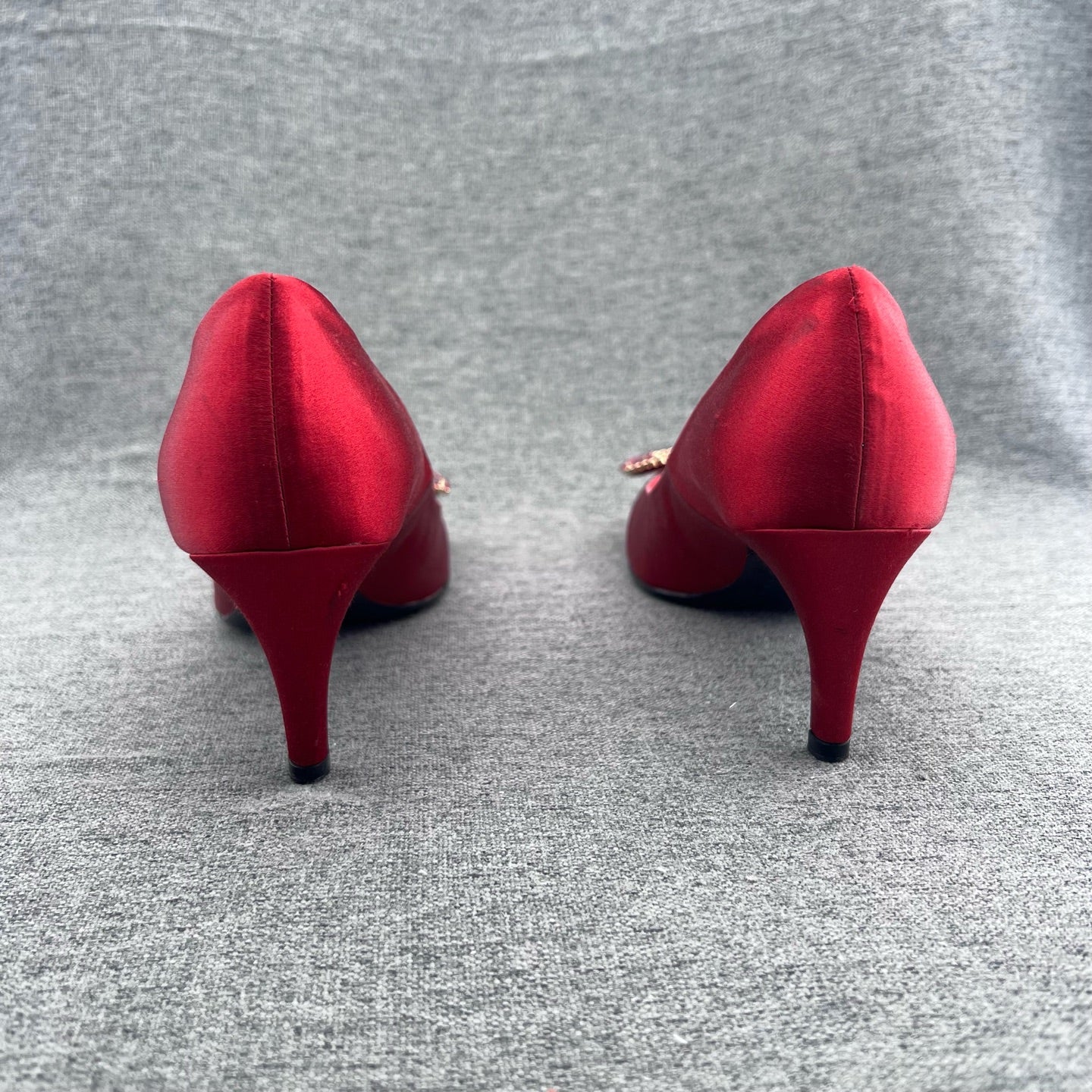 roger vivier Velvet Red High heels