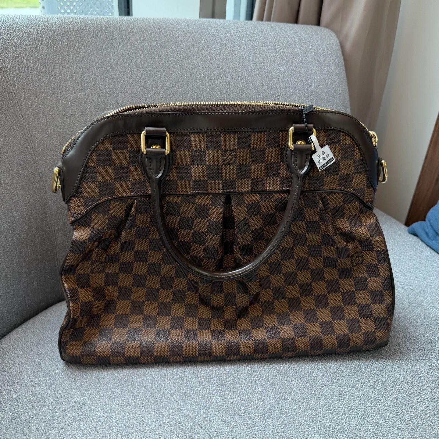 Louis Vuitton Leather 34/15/25cm N51998