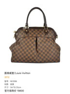 Louis Vuitton Leather 34/15/25cm N51998