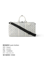 Louis Vuitton Keepall Leather Duffle 50 x 29 x 23 M24954